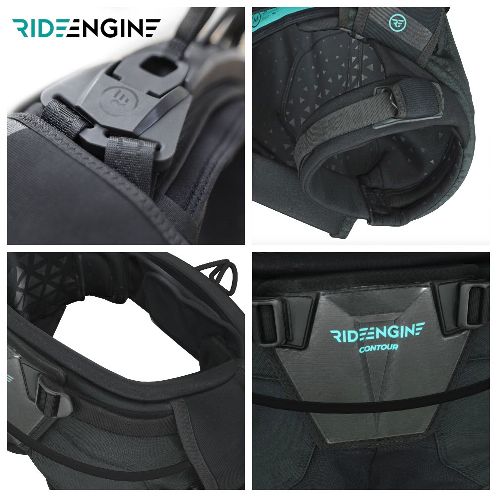 Кайт Трапеция RideEngine 2021 Contour Seat V1 Black Harness
