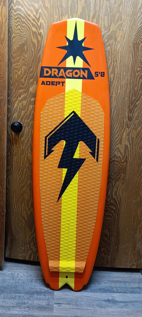 Серфборд Esoteric Dragon Adept - после тестов