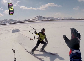 Winter Flight 2015 KiteTeam - Kamchatka