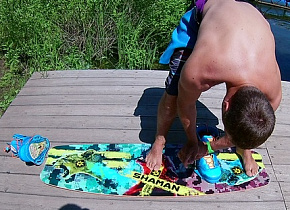 Тест кайтборда Shaman Fouror и кайта Slingshot Turbine 2017